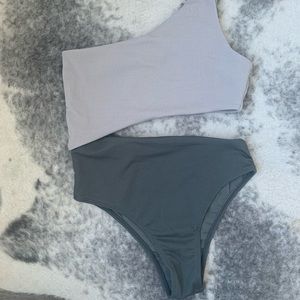 SHEIN one shoulder bikini